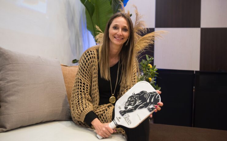Almudena-Lazaro- Almudena Lázaro, co-founder of Villa Pickleball: "Women are innate in the ability to rise up facing the adversity or any trouble"